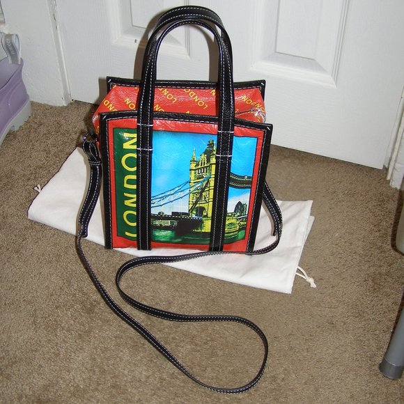 RARE NEW Balenciaga "London" leather shopper bag - Picture 9 of 16